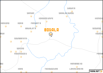 map of Bodala