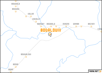 map of Bodalou III