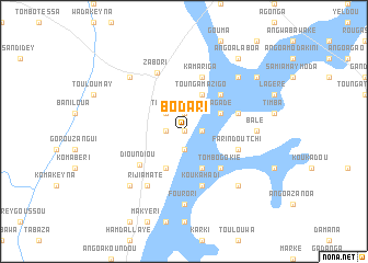 map of Bodari