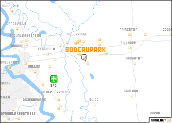 map of Bodcau Park