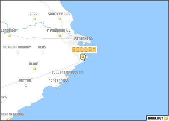map of Boddam