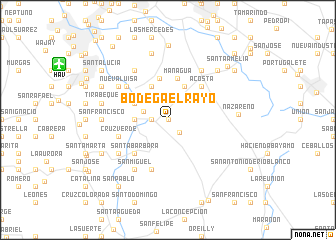 map of Bodega el Rayo