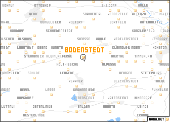 map of Bodenstedt