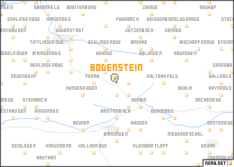 map of Bodenstein