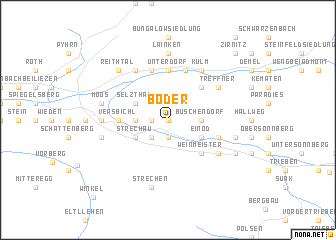 map of Boder