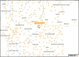 map of Bodhri