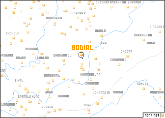 map of Bodiāl