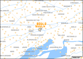 map of Bodla