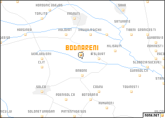 map of Bodnăreni