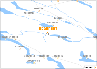 map of Bodnäset