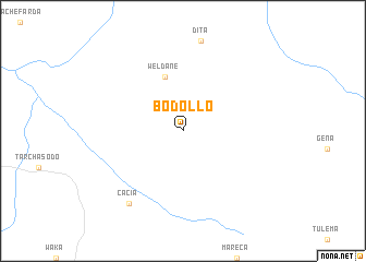 map of Bodollo