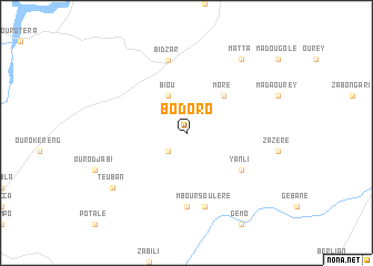 map of Bodoro