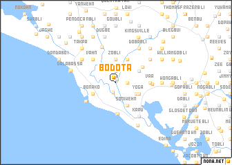 map of Bodota