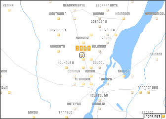 map of Bodo