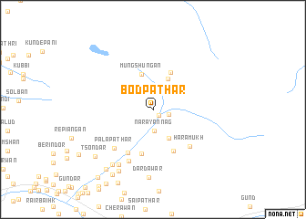 map of Bodpathar