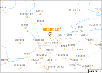 map of Boduala