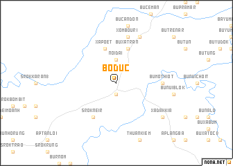 map of Bô Dức