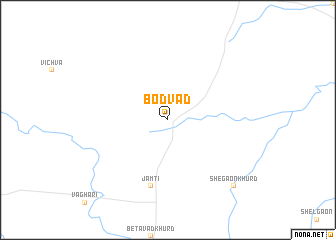 map of Bodvad