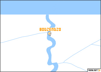 map of Bodzendzo