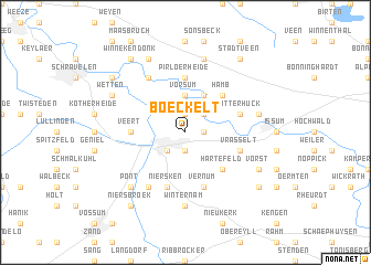 map of Boeckelt