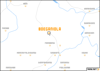 map of Boéganiola