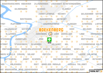 map of Boekenberg