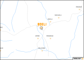 map of Boeli