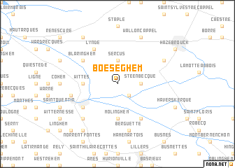 map of Boeseghem