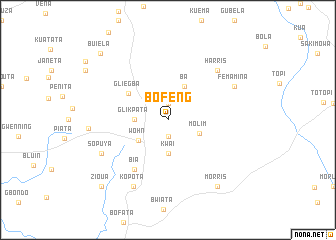 map of Bofeng
