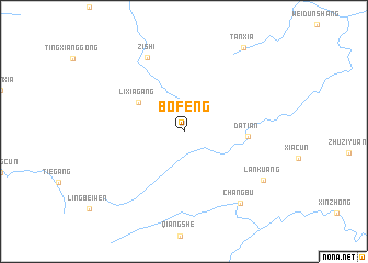 map of Bofeng