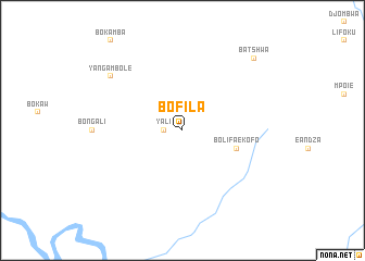 map of Bofila