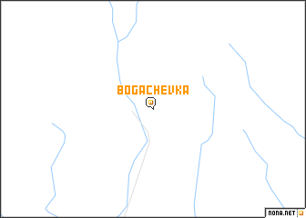 map of Bogachëvka