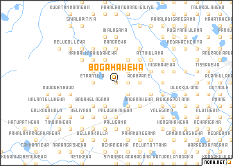 map of Bogahawewa