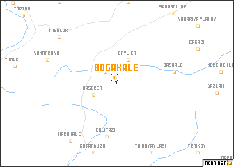 map of Boğakale