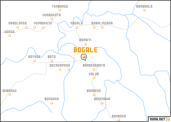 map of Bogale