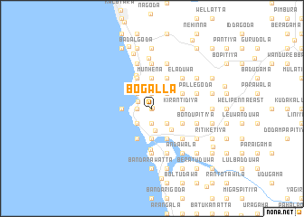 map of Bogalla