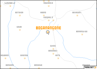 map of Boganangoné