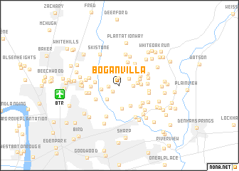 map of Boganvilla