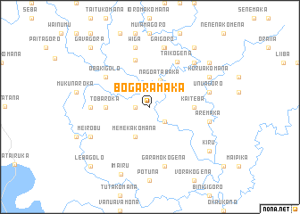 map of Bogaramaka