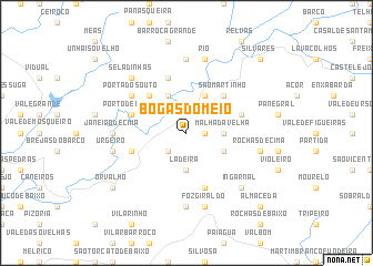 map of Bogas do Meio