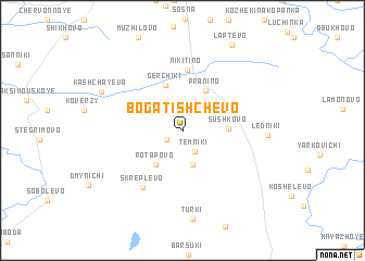 map of Bogatishchevo