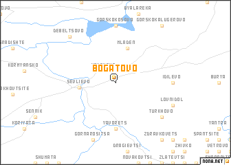 map of Bogatovo