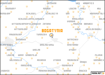 map of Bogatynia