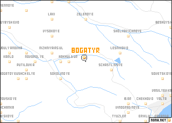 map of Bogatyrʼ