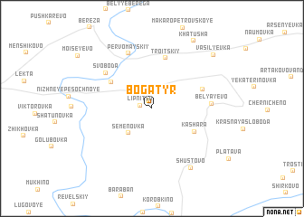 map of Bogatyr\