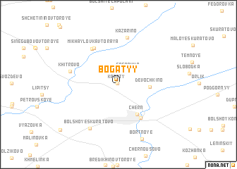 map of Bogatyy