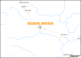 map of Bogbwali-Barasa