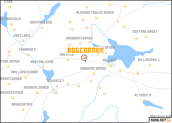 map of Bog Corner