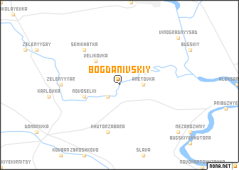 map of Bogdanivskiy