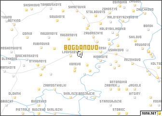 map of Bogdanovo